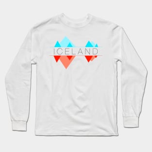 Iceland Lettering Long Sleeve T-Shirt